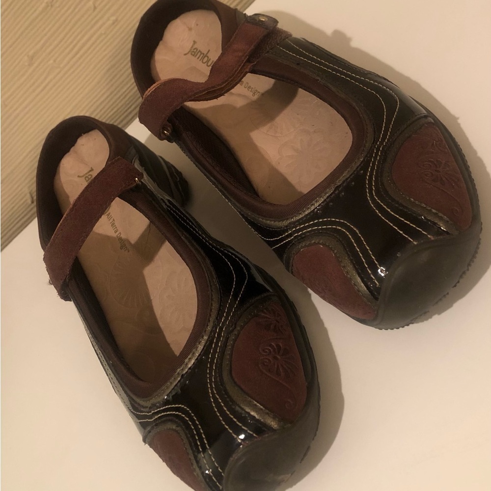 JAMBU Waterfall Leather Mary Jane Shoes Womens Size 9.5. - Picture 2 of 11